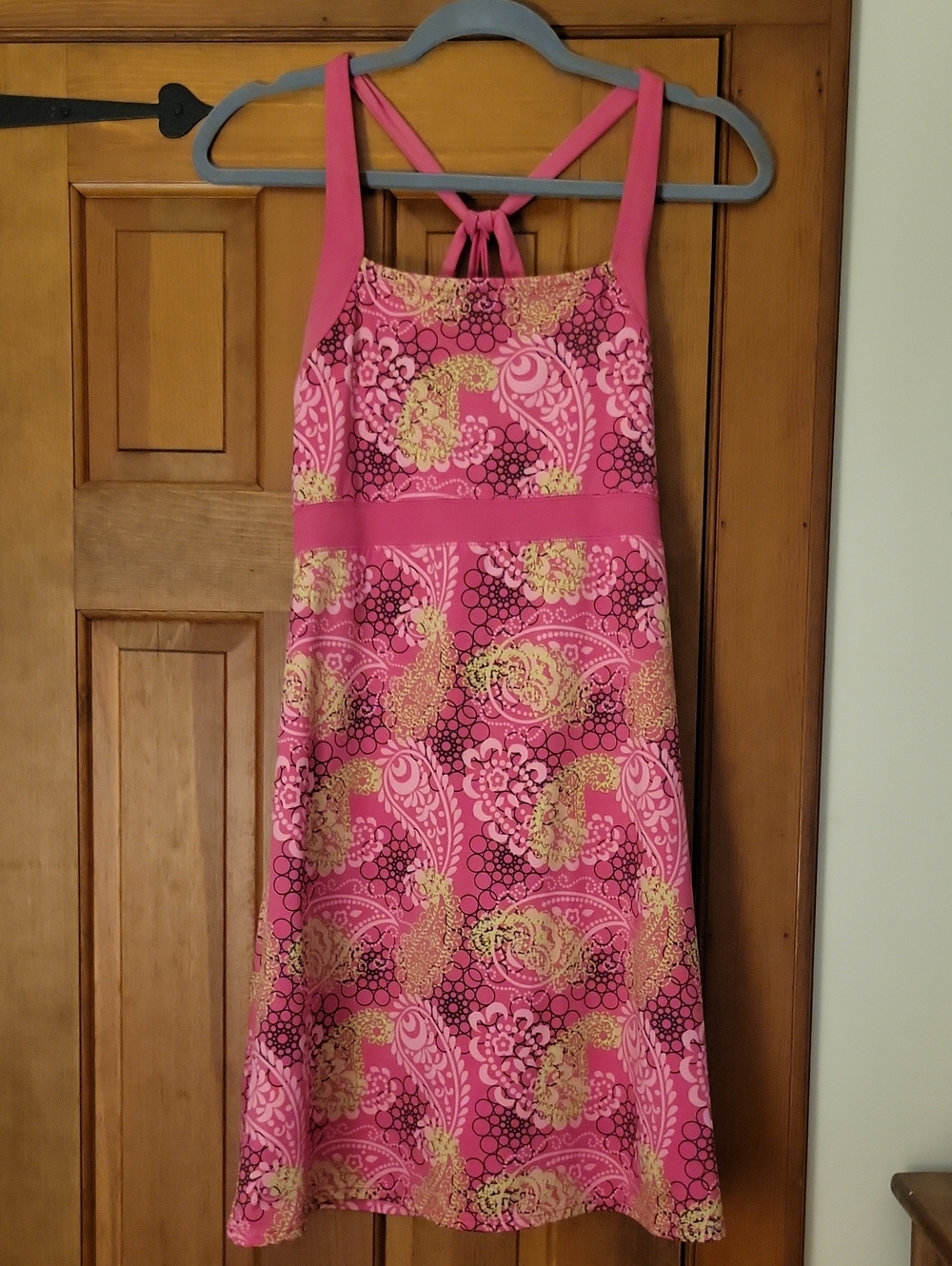SOYBU Pink Floral Paisley Stretch Sundress
